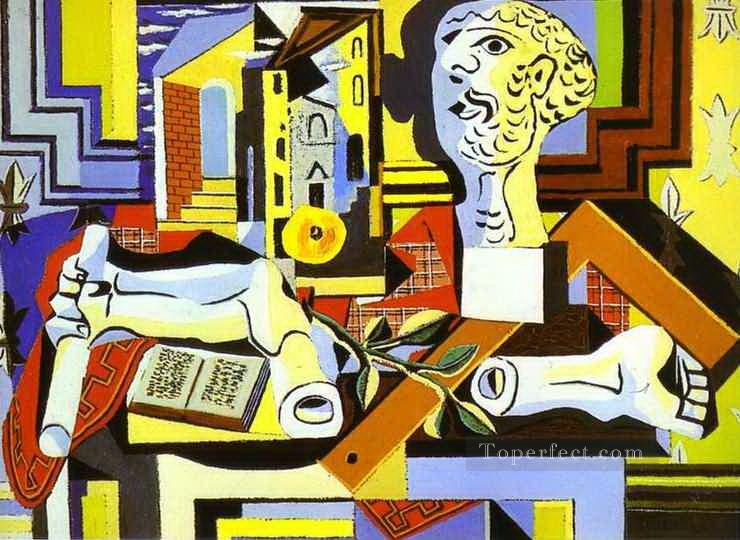 Estudio con cabezal de yeso 1925 Pablo Picasso Pintura al óleo